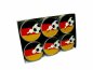 Preview: Teelichter mit Motiv "Deutschlandflagge und Fußball", 6er Pack, Villa Verde